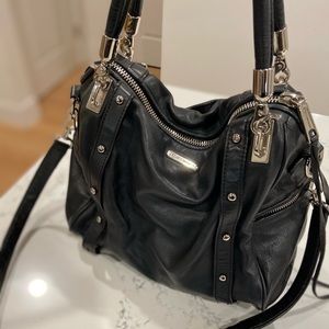 Black slouchy Rebecca Minkoff bag